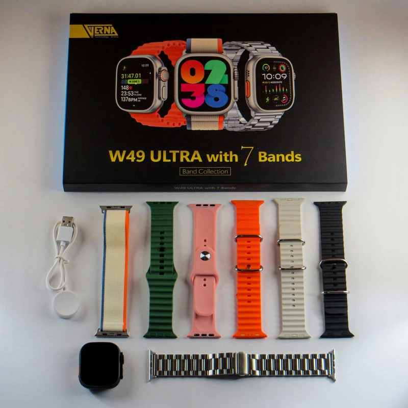 ساعت هوشمند ورنا مدل W49 ultra