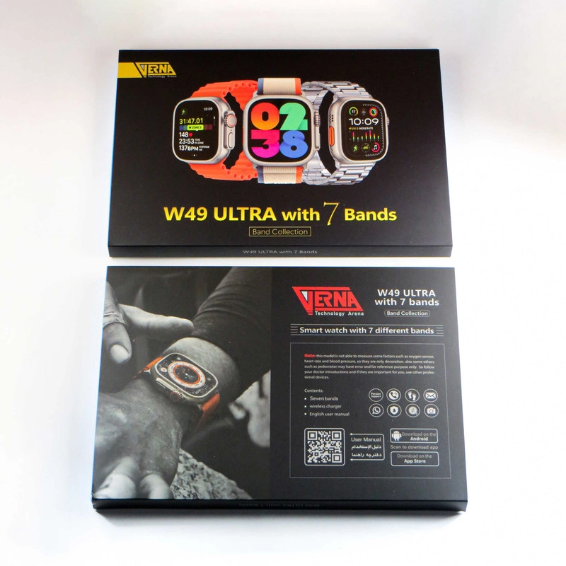 ساعت هوشمند ورنا مدل W49 ultra