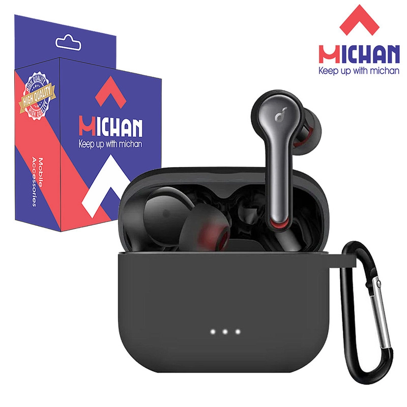 کاور میچان مدل silicone مناسب برای کیس هدفون بی سیم انکر SoundCore Liberty Air 2