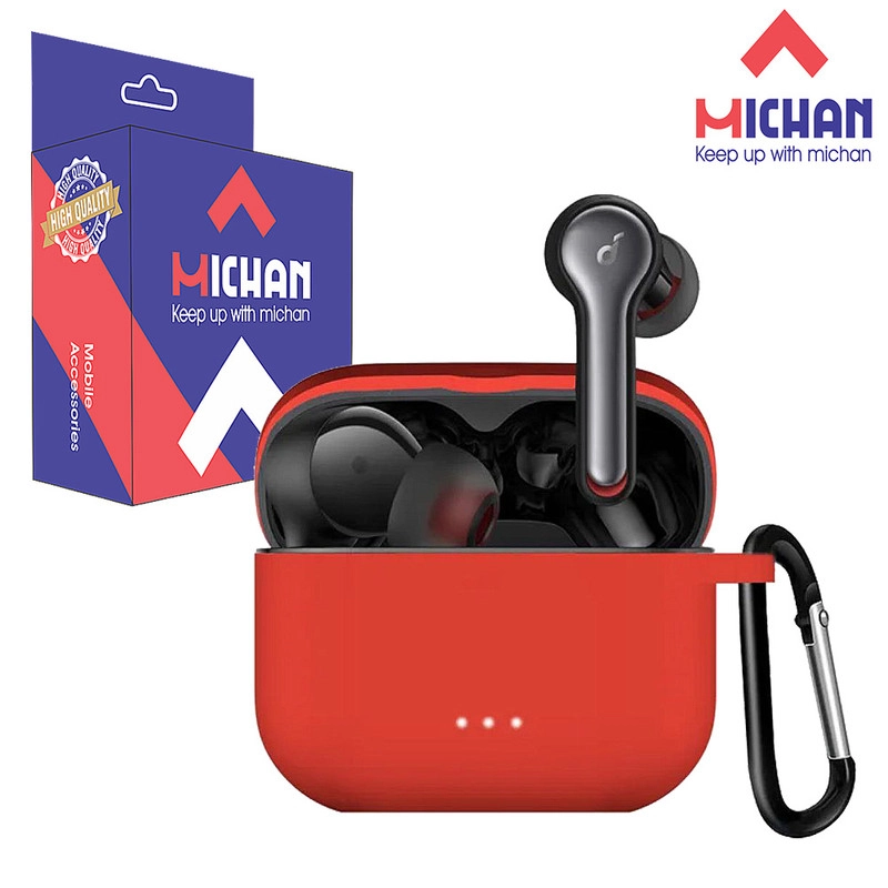 کاور میچان مدل silicone مناسب برای کیس هدفون بی سیم انکر SoundCore Liberty Air 2