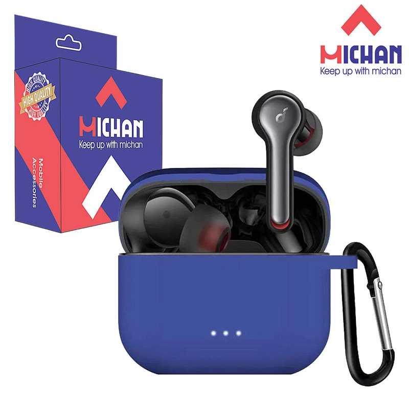 کاور میچان مدل silicone مناسب برای کیس هدفون بی سیم انکر SoundCore Liberty Air 2