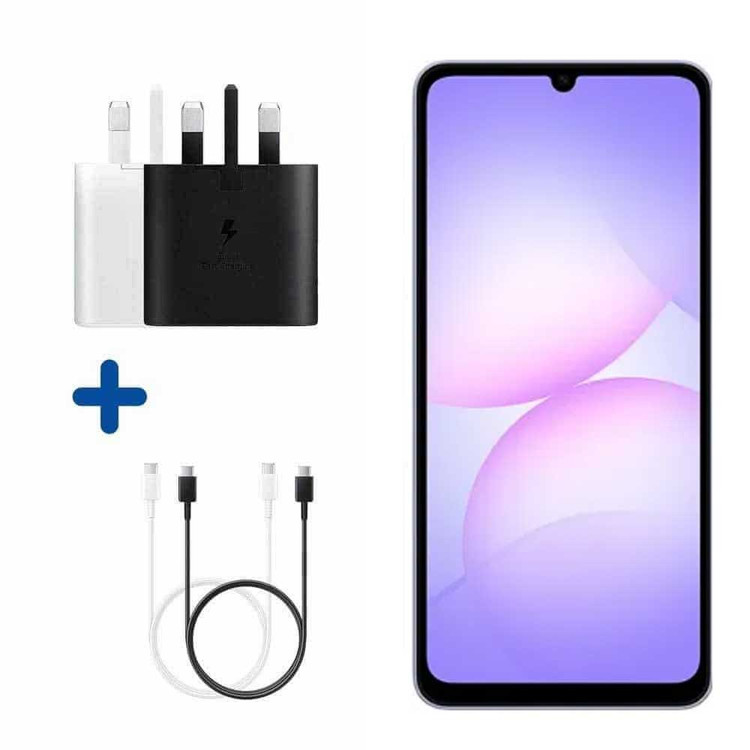 شارژر دیواری سامسونگ مدل 25W سه پین دارای فناوری Super Fast Charging
