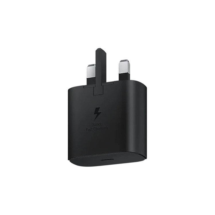 شارژر دیواری سامسونگ مدل 25W سه پین دارای فناوری Super Fast Charging