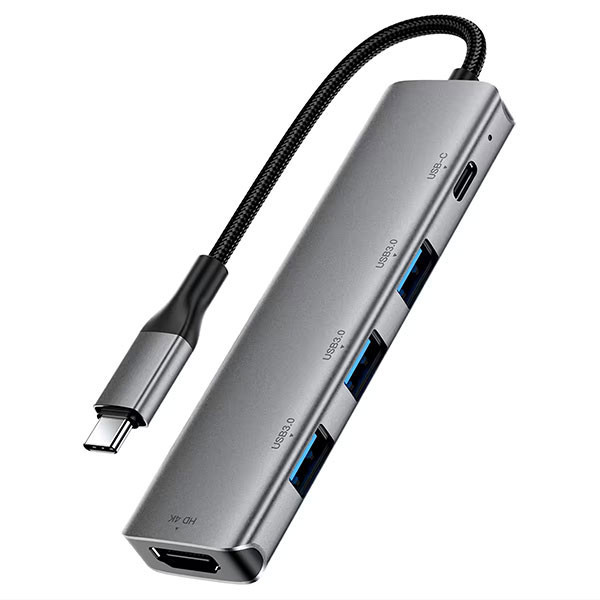 هاب 5 پورت USB-C ایس فست مدل J16