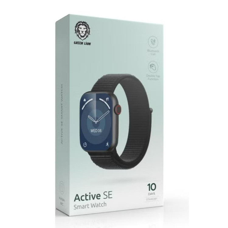 ساعت هوشمند گرین لاین مدل BGH POETABLE ACTIVE SE مناسب ورزش روزمره و رسمی با صفحه نمایش مستطیل و نمایشگر لمسی