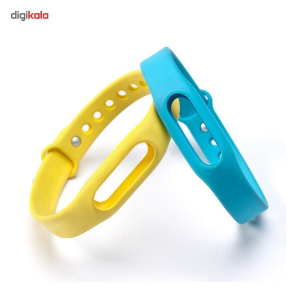 گام شمار شیائومی مدل Mi Band 1S به همراه بند رنگی