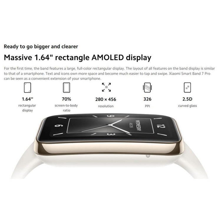 مچ بند هوشمند شیائومی مدل Smart Band 7 Pro Global Version
