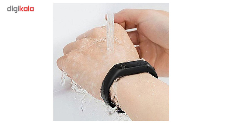 مچ بند هوشمند شیائومی مدل Mi Band 2 به همراه بند فلزی METAL و گلس