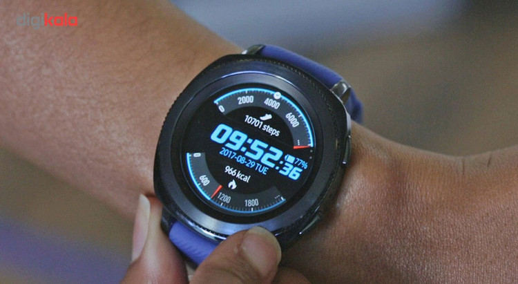 ساعت هوشمند سامسونگ مدل Gear Sport SM-R600NZK بند لاستیکی