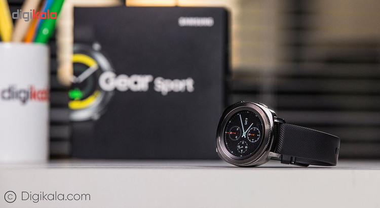 ساعت هوشمند سامسونگ مدل Gear Sport SM-R600NZK بند لاستیکی