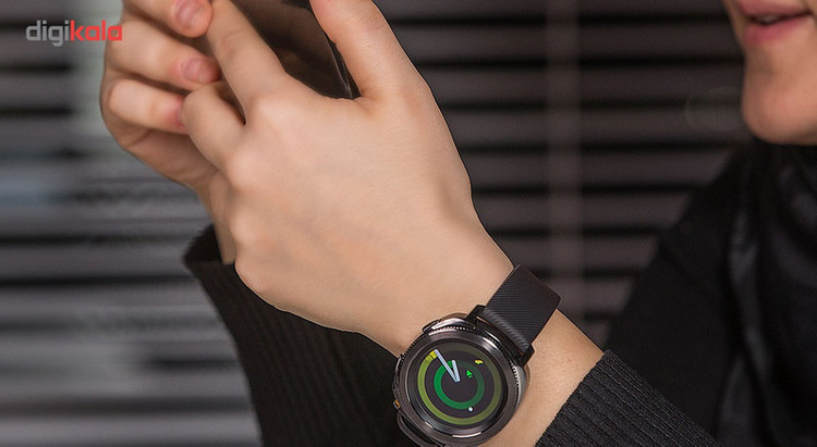 ساعت هوشمند سامسونگ مدل Gear Sport SM-R600NZK بند لاستیکی
