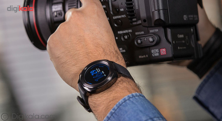 ساعت هوشمند سامسونگ مدل Gear Sport SM-R600NZK بند لاستیکی