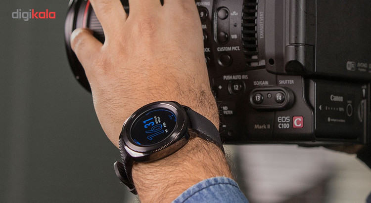 ساعت هوشمند سامسونگ مدل Gear Sport SM-R600NZK بند لاستیکی