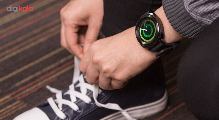 ساعت هوشمند سامسونگ مدل Gear Sport SM-R600NZK بند لاستیکی