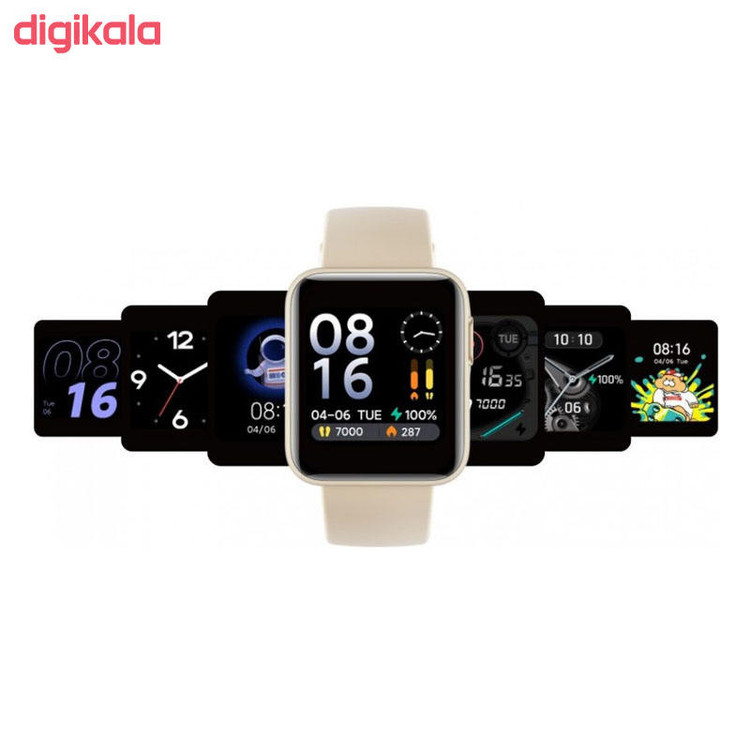 ساعت هوشمند شیائومی مدل MI WHATCH Lite GLOBALl بند سرامیکی
