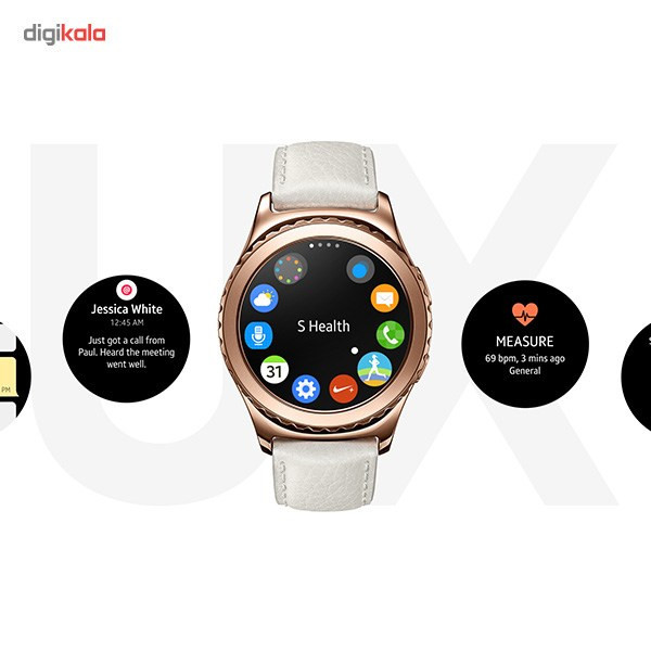 ساعت هوشمند سامسونگ مدل Gear S2 Classic SM-R732 بند چرمی