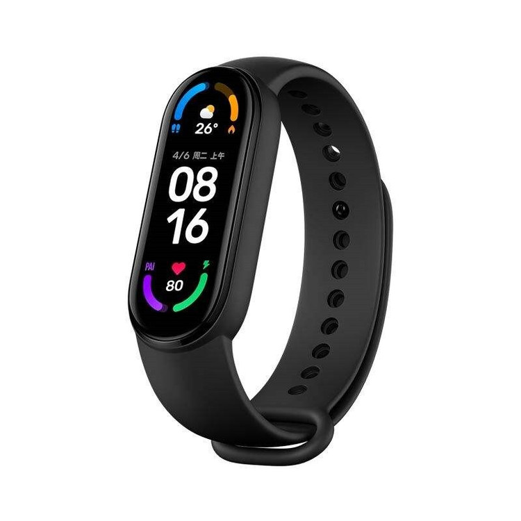 ساعت هوشمند شیائومی مدل MI BAND 6 حسگر ضربان قلب، محاسبه سطح اکسیژن خون، بند سیلیکونی