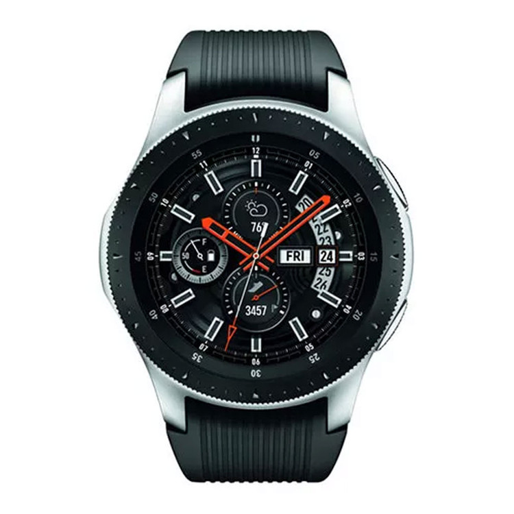 ساعت هوشمند سامسونگ مدل Galaxy Watch 42mm R810 Tizen بند سیلیکونی
