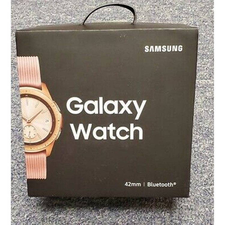ساعت هوشمند سامسونگ مدل Galaxy Watch 42mm R810 Tizen بند سیلیکونی