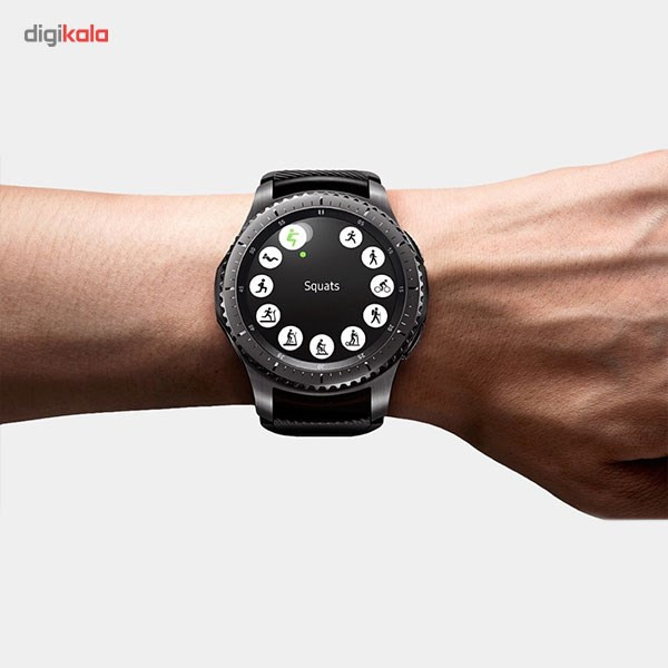 ساعت هوشمند سامسونگ مدل Gear S3 Frontier SM-R760 بند لاستیکی