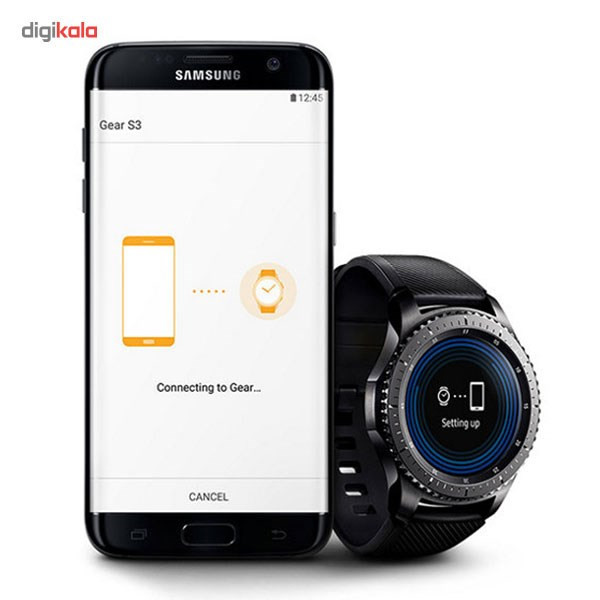 ساعت هوشمند سامسونگ مدل Gear S3 Frontier SM-R760 بند لاستیکی