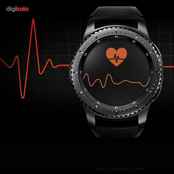 ساعت هوشمند سامسونگ مدل Gear S3 Frontier SM-R760 بند لاستیکی