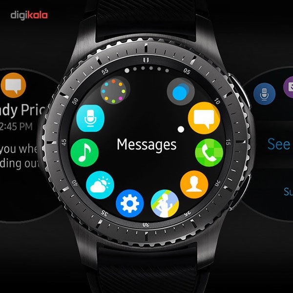 ساعت هوشمند سامسونگ مدل Gear S3 Frontier SM-R760 بند لاستیکی
