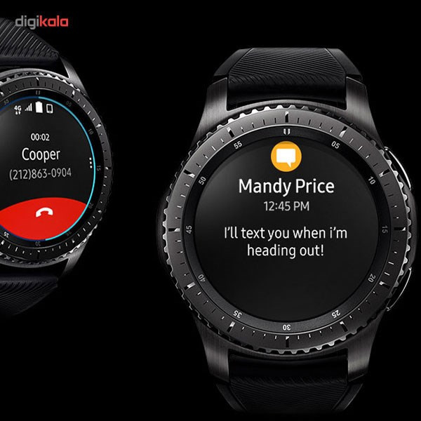 ساعت هوشمند سامسونگ مدل Gear S3 Frontier SM-R760 بند لاستیکی