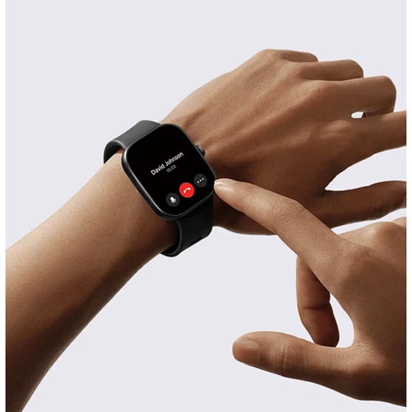 ساعت هوشمند شیائومی مدل Redmi Watch 4، مناسب برای ورزش، روزمره، رسمی، دارای قابلیتهای صفحه نمایش رنگی و لمسی، کنترل موسیقی بند سیلیکونی