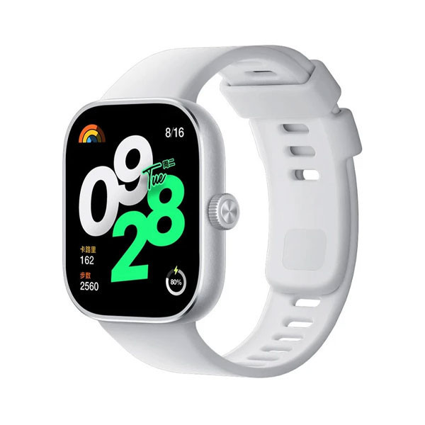 ساعت هوشمند شیائومی مدل Redmi Watch 4، مناسب برای ورزش، روزمره، رسمی، دارای قابلیتهای صفحه نمایش رنگی و لمسی، کنترل موسیقی بند سیلیکونی