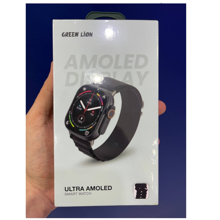 ساعت هوشمند 44 میلی متری گرین لاین مدل APY CASES ULTRA AMOLED بند سیلیکون