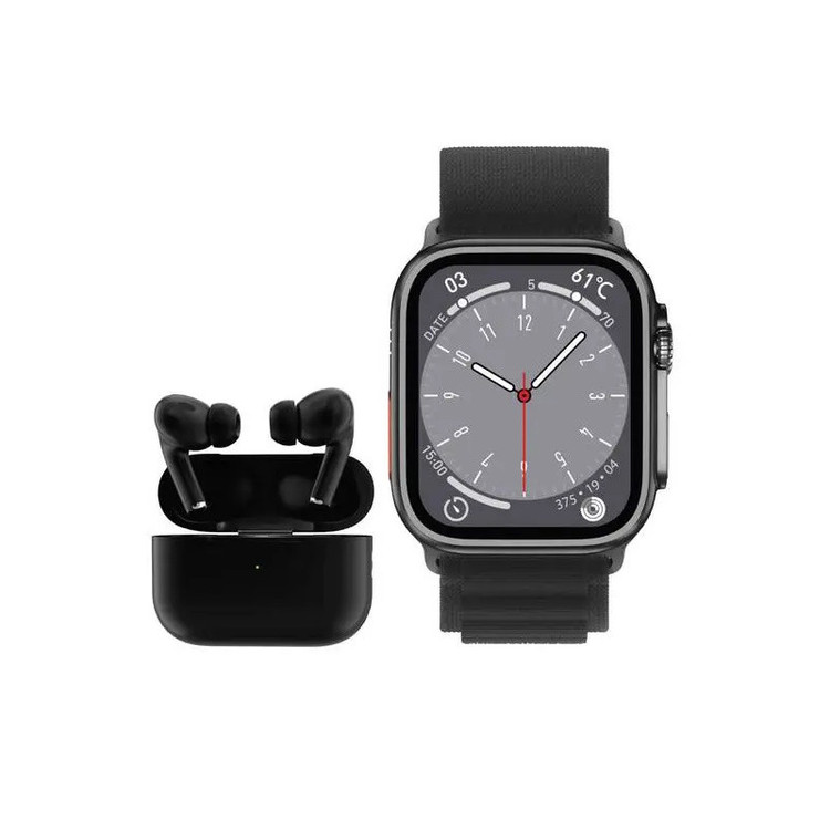 ساعت هوشمند گرین لاین مدل MOB WIRELESS ACTIVE F500 دارای قابلیت های کنترل موسیقی، شمارنده ضربان قلب، گام شمار، قابلیت مکالمه از طریق بلوتوث، پشتیبانی از زبان فارسی، بند پارچه ای