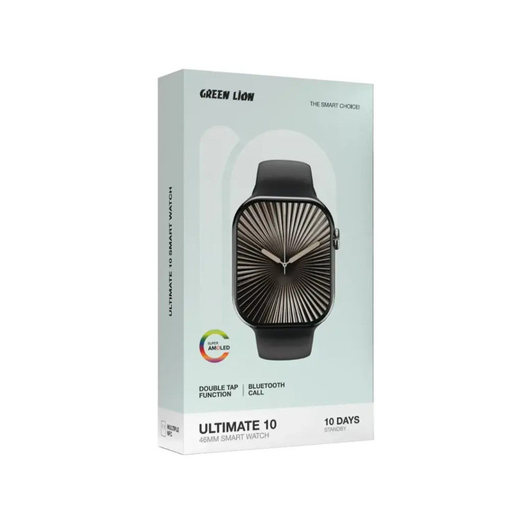 ساعت هوشمند گرین لاین مدل Ultimate 10 46mm بند سیلیکونی