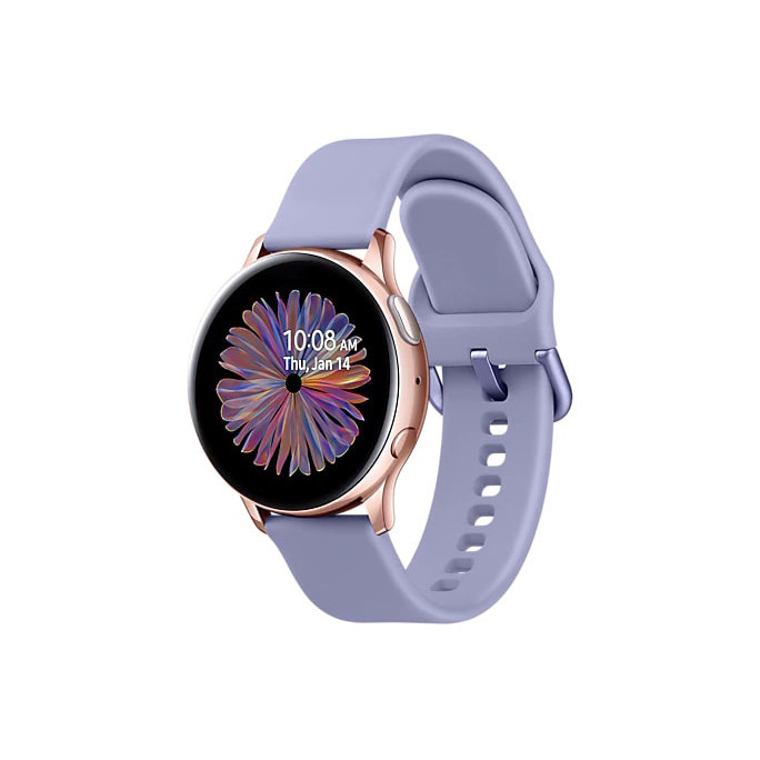 ساعت هوشمند سامسونگ مدل Galaxy Watch Active2 40mm Lilac Band بند لاستیکی