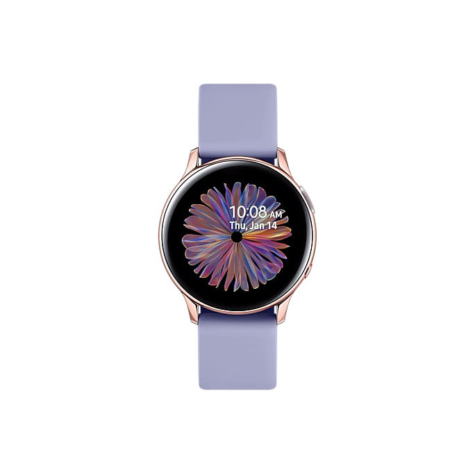 ساعت هوشمند سامسونگ مدل Galaxy Watch Active2 40mm Lilac Band بند لاستیکی