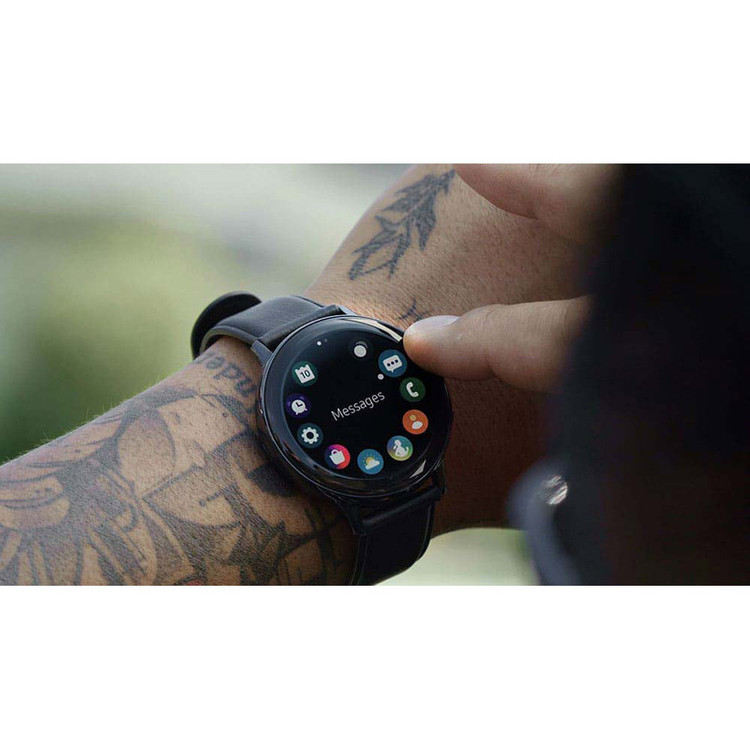 ساعت هوشمند سامسونگ مدل Galaxy Watch Active2 44mm بند چرمی