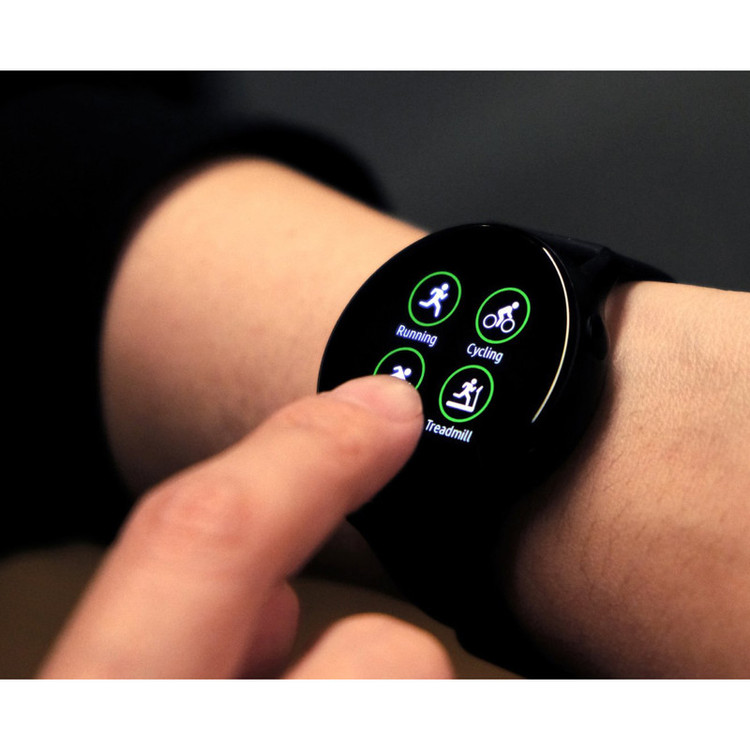 ساعت هوشمند سامسونگ مدل Galaxy Watch Active2 44mm بند چرمی