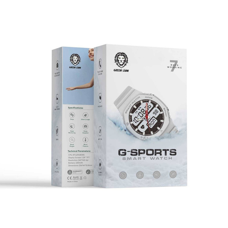 ساعت هوشمند گرین لاین مدل MOJ SMART HOME G-SPORT دارای قابلیت های کنترل موسیقی (Music Player) بند سیلیکون