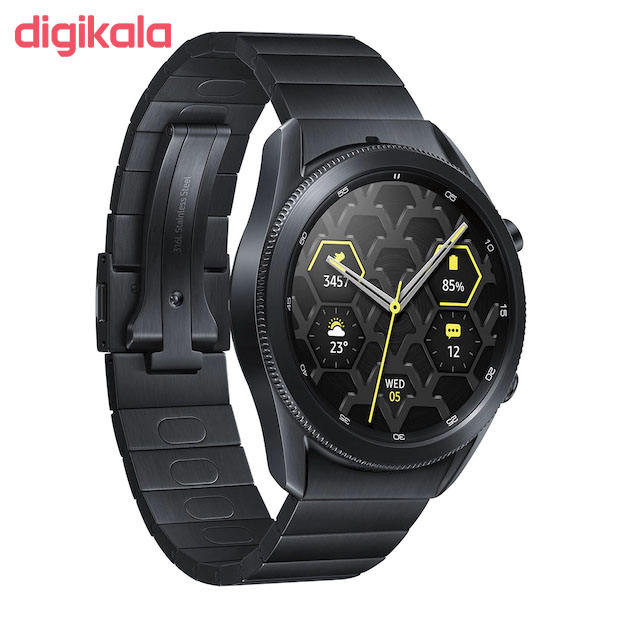 ساعت هوشمند سامسونگ مدل Watch3 Titanium 45mm بند فلزی