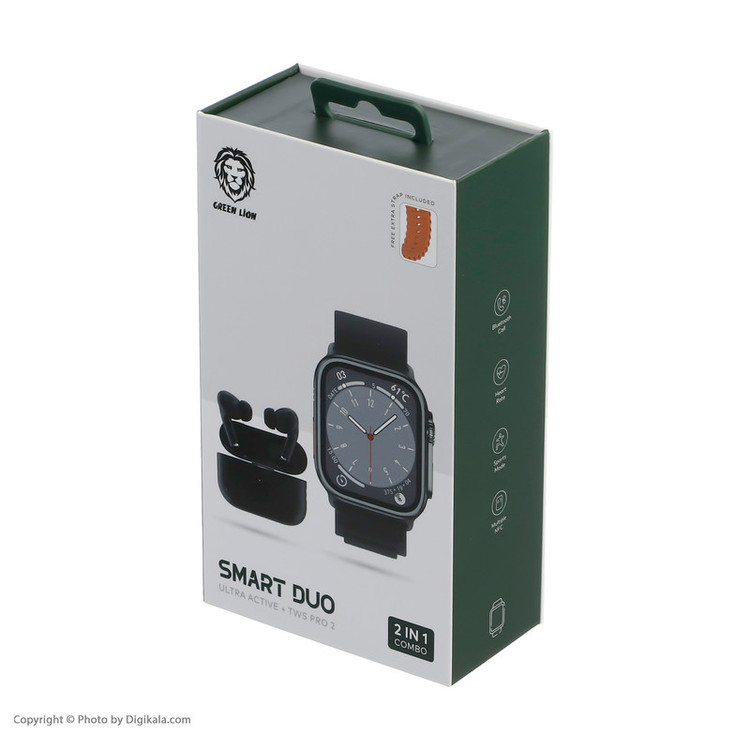 ساعت هوشمند گرین لاین مدل Ultra Active به همراه هدفون بلوتوثی G1-Pro2