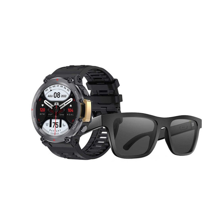 ساعت هوشمند 44 میلی متری گرین لاین مدل SHF STYLISH SMART COMBO با بند سیلیکونی