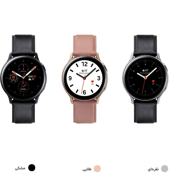 ساعت هوشمند سامسونگ مدل Galaxy Watch Active2 40mm Leatherband Smart بند چرمی