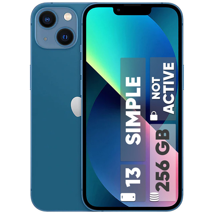 گوشی موبایل اپل مدل iPhone 13 دو سیم کارت ظرفیت 256 گیگابایت و رم 4 گیگابایت - نات اکتیو