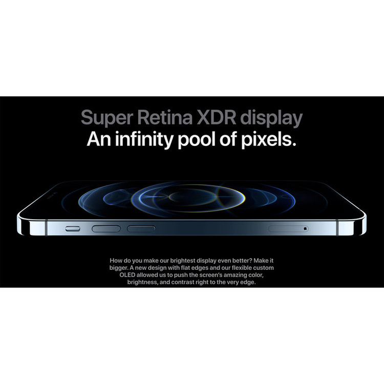 گوشی موبایل اپل مدل iPhone 12 Pro A2408 دو سیم کارت ظرفیت 128 گیگابایت و رم 6 گیگابایت - نات اکتیو