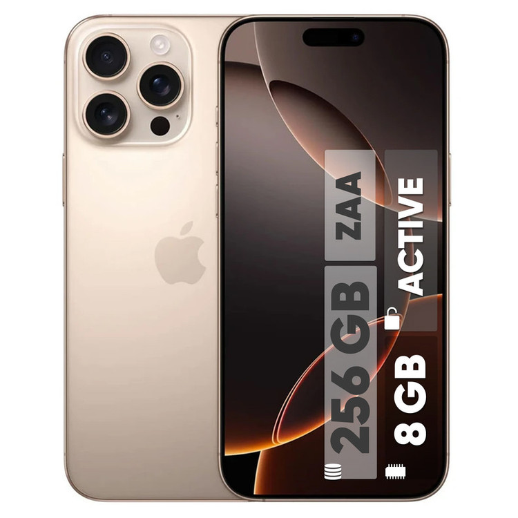 گوشی موبایل اپل مدل iPhone 16 Pro ZAA دو سیم کارت ظرفیت 256 گیگابایت و رم 8 گیگابایت - اکتیو