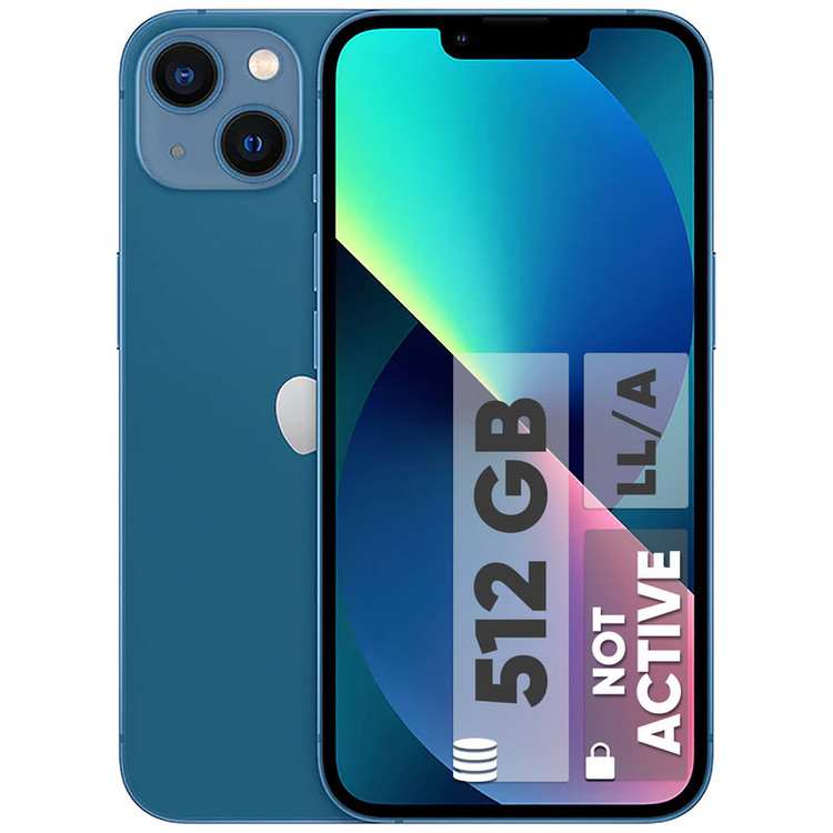 گوشی موبایل اپل مدل iPhone 13 LLA تک سیم کارت ظرفیت 512 گیگابایت و رم 4 گیگابایت - نات اکتیو