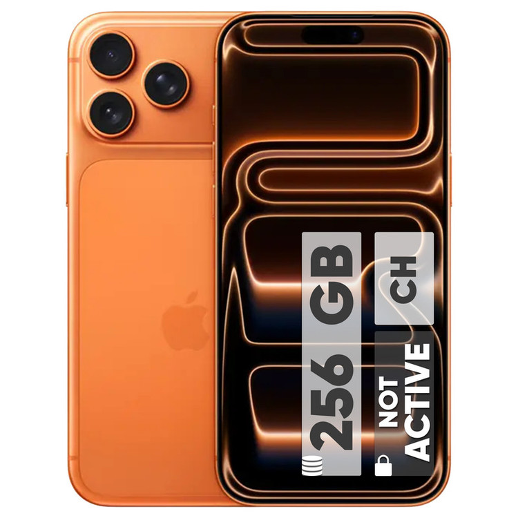 گوشی موبایل اپل مدل iPhone 17 Pro Max CH دو سیم کارت ظرفیت 256 گیگابایت و رم 12 گیگابایت - نات اکتیو - به همراه شارژر 20 وات اپل