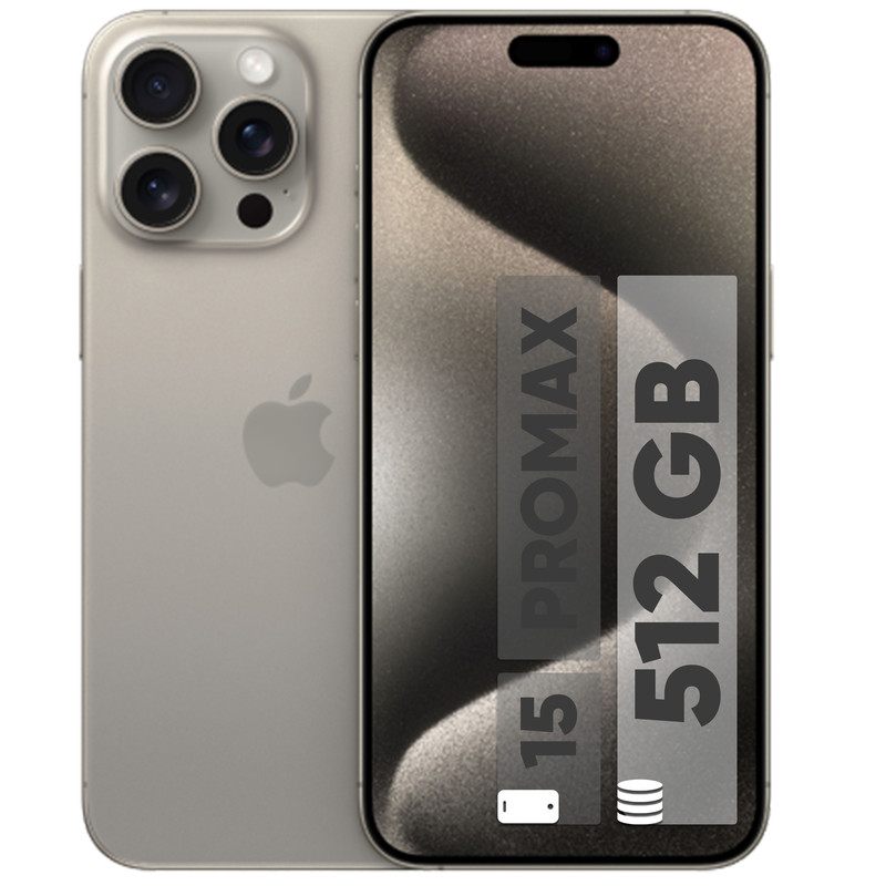 گوشی موبایل اپل مدل iPhone 15 Pro Max تک سیم‌ کارت ظرفیت 512 گیگابایت و رم 8 گیگابایت - رجیستر شده