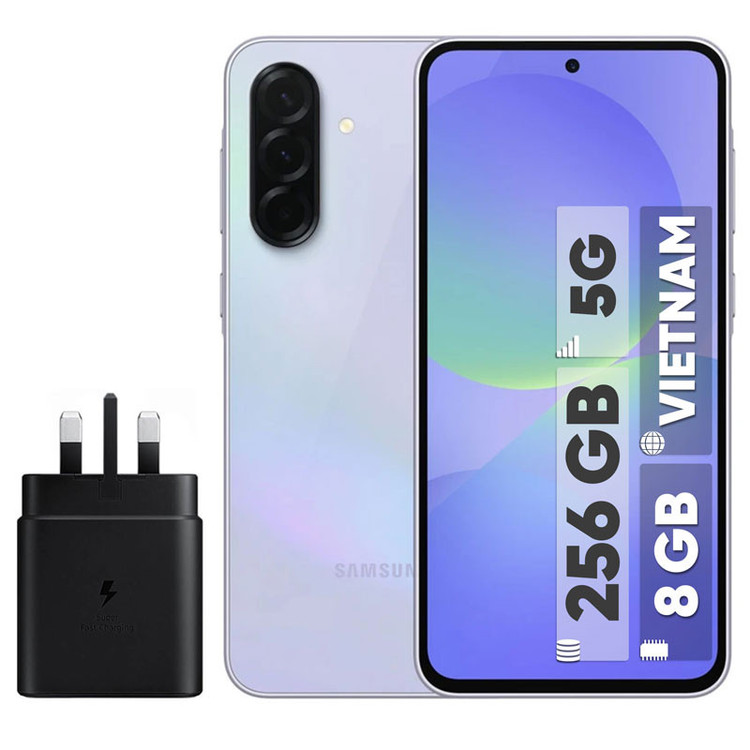 گوشی موبایل سامسونگ مدل Galaxy A36 دو سیم کارت ظرفیت 256 گیگابایت و رم 8 گیگابایت - ویتنام - به همراه شارژر 45 وات سامسونگ