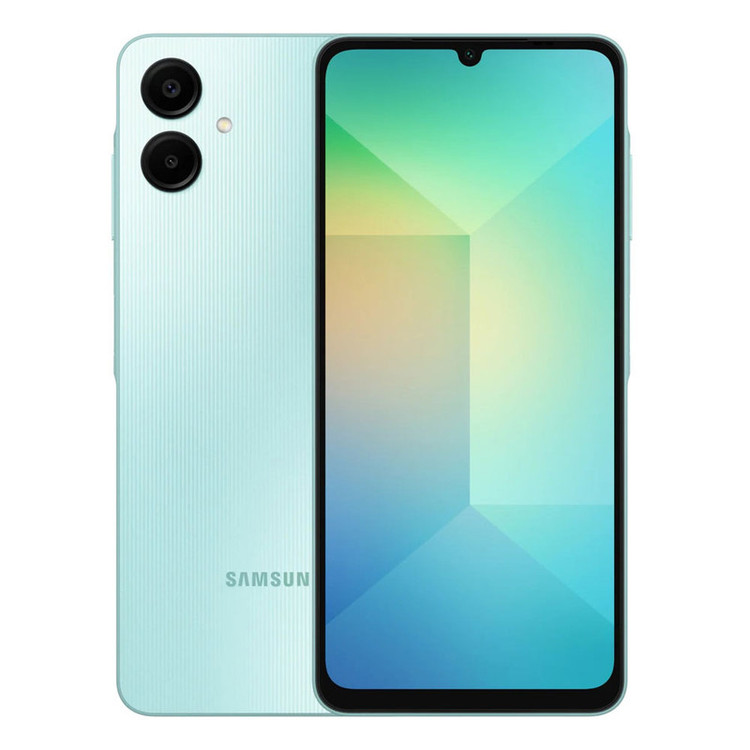 گوشی موبایل سامسونگ مدل Galaxy A06 دو سیم کارت ظرفیت 128 گیگابایت و رم 6 گیگابایت - به همراه شارژر 25 وات سامسونگ